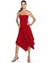 Designer Red Jersey Strapless 5 way Dress - 3 Colors available