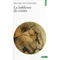La Faiblesse de croire