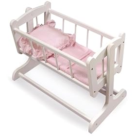 Heirloom Style Doll Cradle by Badger Basket