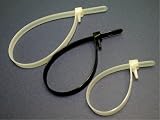 リピートタイ（インシュロック）200mm（14本入）黒(ホーム/キッチン)