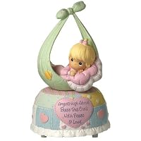 Precious Moments Little Blessing Baby Musical Figurine, Girl