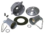 BELL 5829-5 OUTDOOR WEATHERPROF LAMPHOLDER KIT, ROUND, GREY BOXED