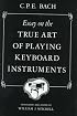 Essay on the True Art of Playing Keyboard Instruments