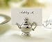 Placecard Holders Silver Teapot (6 sets of 4 per order) Wedding Favors