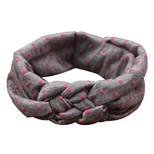 FEITONG(TM) 2015 Fashion Lovely Dot Cross Children Weave Twist Headband Baby Girls Hair Accessories