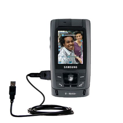 Classic Straight USB Cable for the Samsung SGH-T809 with Power Hot Sync and Charge capabilities - uses Gomadic TipExchange Technology