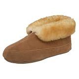 Slippers International Women's Highlander Sheepskin Cuff Bootie