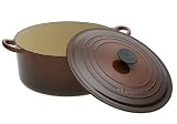 Le Creuset Enameled Cast-Iron 7-1 4-Quart Round French Oven, Chestnut