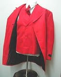 New Mens Three Piece (3pc) Red Tone on Tone Zoot Dress Suit with Vest