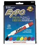 MARKER SET EXPO DRYERASE BULL 8 CLR