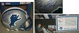 Barry Sanders Signed Lions Riddell ProLine Helmet w/89 ROY & 97 MVP
