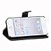 Neewer PU Leather Wallet Case Pouch Flip Stand Case Cover for Apple iPhone 5,5S,5C(Black)
