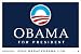 Barack Obama (Obama Logo) Campaign Poster 17 x 11