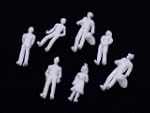 100Pcs Model Train People Figures Sca...