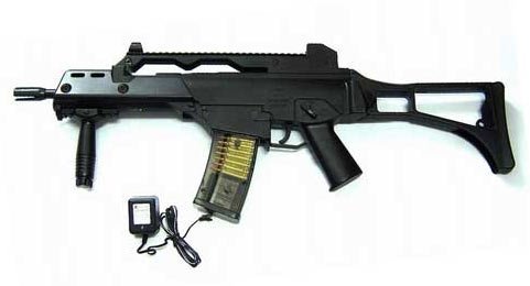Double Eagle M85 Airsoft Rifle FPS-200, Folding Stock