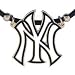 New York Yankees Logo Pendant Necklace - MLB Baseball Fan Shop Sports Team Merchandise