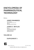 Encyclopaedia of Pharmaceutical Technology: v.20: Vol 20 (Encyclopedia of Pharmaceutical Technology)