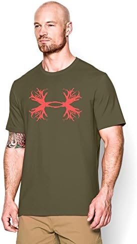 Under Armour Men's UA Hunt Antler Logo T-Shirt 3XL DIVER GREEN