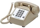 Cortelco Kellogg 2500 Tel-Flash/M-W Desk Mount Phone with Cords AshVol Cntrl