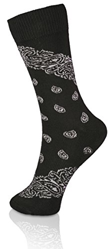 Triple 9 Shop Bandana Casual Crew Socks with Free Gift Bandana