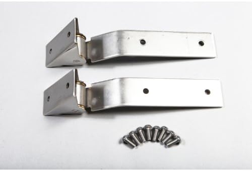 1987-1995 Jeep Wrangler Rugged Rigged Tailgate Hinges, Stainless Steel, 87-95 Jeep Wrangler (YJ)