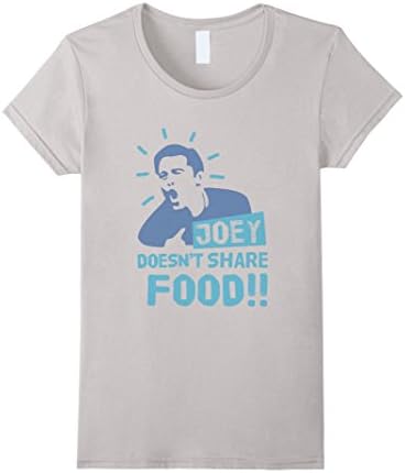 Women's Doesn't Share Food! Large Silver