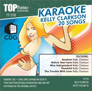 Kelly Clarkson Karaoke Top Tunes TT-210