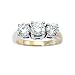 3 Diamond Bridal Ring 2 ct. in 14K Yellow Gold