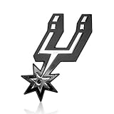 San Antonio Spurs Chrome Metal Car Emblem, Official Licensed
