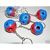 Tupperware Shape O Ball Toy Keychain Lot 5