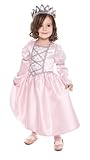 Fairytale Pink Princess Toddler With Crown Costume, 2T