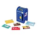 Melissa & Doug Deluxe Wooden Mailbox and Mail Set