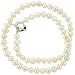 Pearl Freshwater Cultured White Necklace Strand 6-7mm 18" Gift Box Bucasi