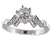 .60ct. 14K. White Gold Certified Round Diamond Engagement Ring