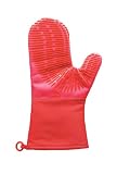 Oxo Good Grips Silicone Oven Mitt with Magnet, Red