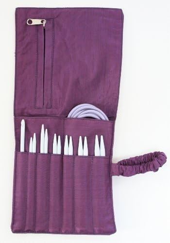 Denise Needles 2Go Della Q Knitting Tool Set, Purple