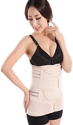 Clau 3 in 1 Breathable Elastic Postpartum Recoery Support Girdle Belt for Women and Maternity