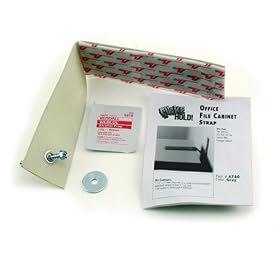 Quakehold! 4740 Office File Cabinet Strap