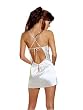 Dreamgirl Women's Shalimar Charmeuse Babydoll with Robe Set