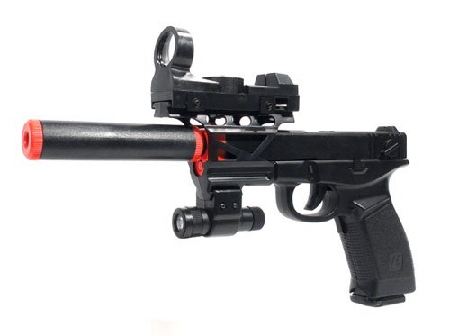 Electric P99 Style Pistol Full Auto Blowback 230 FPS Airsoft Gun