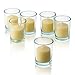 French Vanilla Scented Candles - Set of 12 Scented Votive Candles - 10 Hour Burn Time - Made in The USA