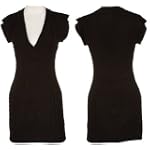 DEREK HEART Cable Knit Sweater Dress, Medium, Black (BLK), 9P261
