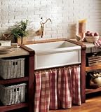 Herbeau 4603-30 Fireclay Farm House Sink, French Ivory