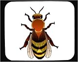 Decorated Mouse Pad with honey, social, insect, pollination, pollinator, honeybee, invertebrate, bi, stinging, animal, arthropod, bee