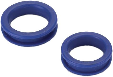 Heritage Rubber Thumb Rings for Grooming Shears, Blue