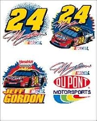 Jeff Gordon Temporary Tattoos - SET OF 6 - Sports Merchandise