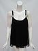 12th Street by Cynthia Vincent womens black pleat silk cami top L 12th Street by Cynthia Vincent womens black pleat silk cami top L