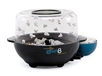West Bend 82308 Stir Crazy 8-Quart Corn Popper, Black