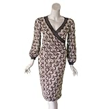 MISSONI Nike Knit V-neck Dress in Gray/Tan