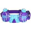 FuelBelt H2O-Helium 2 Bottle Hydration Belt, Grape/Arctic Blue, One Size